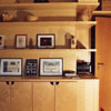 Arbeitszimmer | Kabinett mit offenem Wandregal